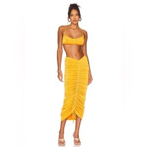 Poppy Crop Top in Sunset Yellow
h:ours